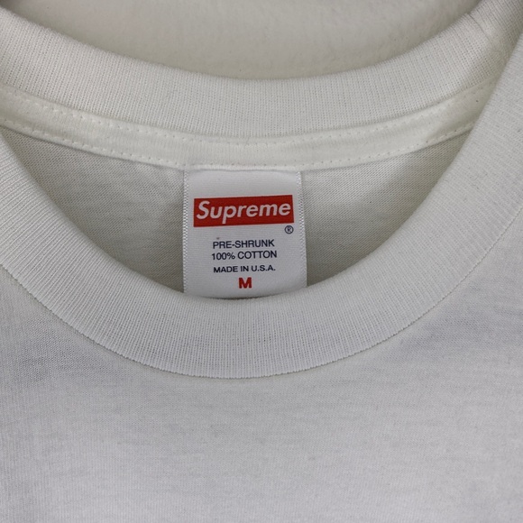 Supreme White Tee with Andre 3000 Graphic Print - Picture 4 of 5